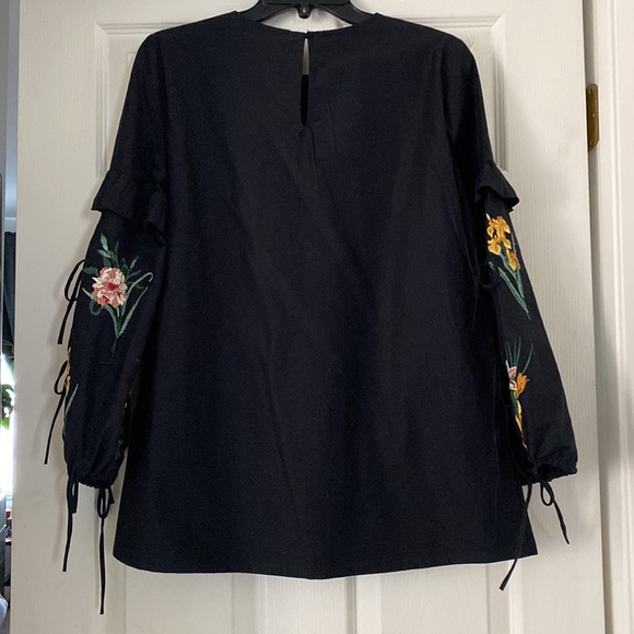 Zara Embroidered Poplin Dress - Picture 3 of 7